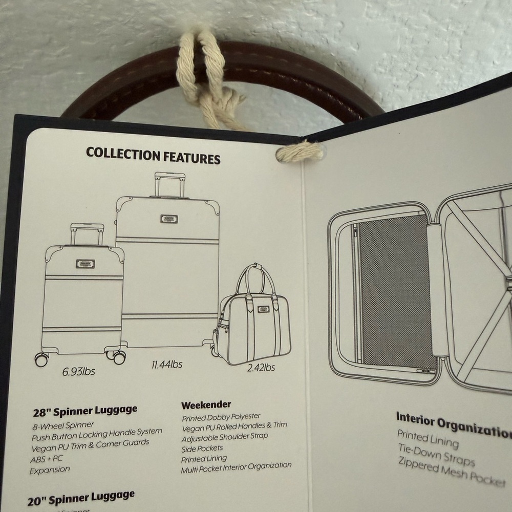 Pendleton Multi Color Mojave Luggage Set Carry On Spinner & Weekend Satchel! NEW - Picture 7 of 9